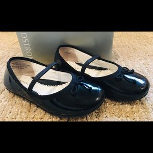 NORDSTROM girl’s black Mary Janes